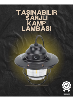 Kamp Ve Bahçe İçin Retro Led Fener – Sıcak Işık, Uzun Ömürlü Batarya