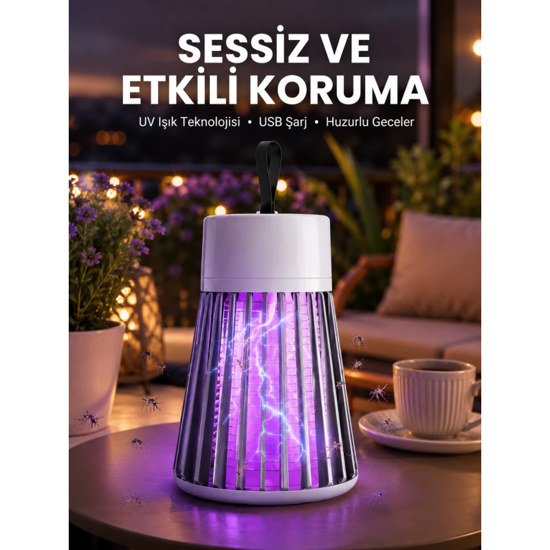 Kamp Ve Bahçe İçin Şarjlı Böcek Kovucu Lamba Kamp Ve Bahçe İçin Şarjlı Böcek Kovucu Lamba