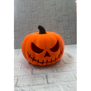 Kapaklı Balkabağı Dekor Kutusu 21×15 Cm Halloween Temalı Saklama