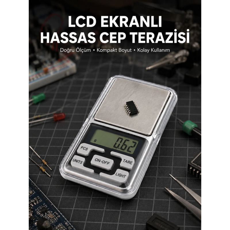 Kapaklı Dijital Cep Terazisi Hassasiyet 300 Gr Yeni Nesil Kapaklı Dijital Cep Terazisi Hassasiyet 300 Gr Yeni Nesil