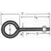 Kapalı Metrik Kanca M5 / 21x100 - 100 Adet Kapalı Metrik Kanca M5 / 21x100 - 100 Adet