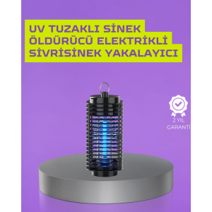 Kapalı Ve Açık Alanlarda Etkili Elektrikli Sivrisinek Katili – Uv Işıklı Tuzak