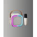 Karaoke Mikrofon Hoparlör Seti Bluetooth Kablosuz Taşınabilir