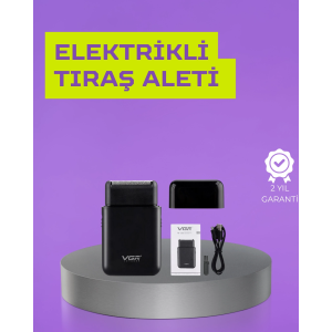 Kart Tasarımlı Şarjlı Tıraş Makinesi | 2 Başlıklı Hassas Kesim