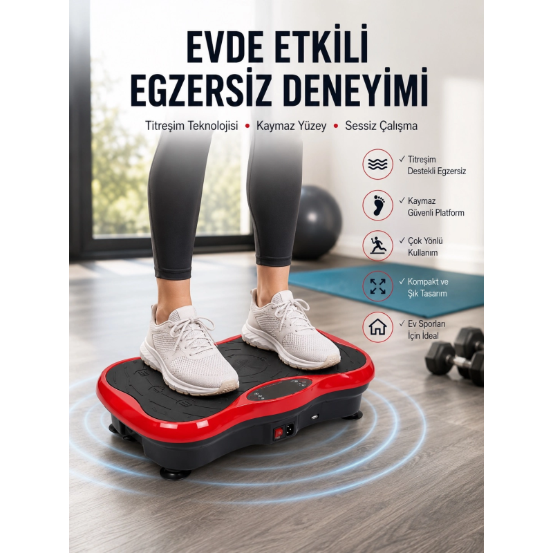 Kas Çalışmasını Destekleyen Titreşimli Egzersiz Makinesi Kas Çalışmasını Destekleyen Titreşimli Egzersiz Makinesi