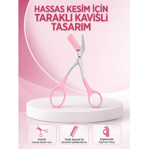 Kaş, Kirpik Ve Tırnak Çevresi Temizliği İçin Çok Fonksiyonlu Makas Yeni Nesil