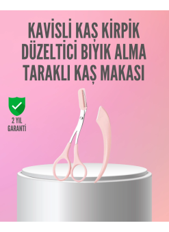 Kaş Ve Kirpik Şekillendirme İçin Yüz Bakım Makası