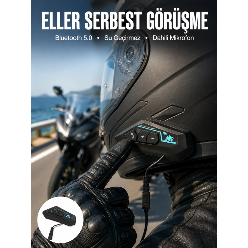 Kask Kulaklığı Motosiklet Intercom Interkom Dinleme Konuşma Özellikli Su Geçirmez Kask Kulaklığı Motosiklet Intercom Interkom Dinleme Konuşma Özellikli Su Geçirmez