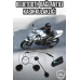 Kask Kulaklığı Motosiklet Intercom Interkom Dinleme Konuşma Özellikli Su Geçirmez