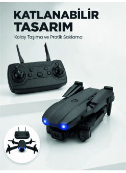 Katlanabilir Kamera Drone 4k Hd Görüntü, Hover Özelliği Ve Uzaktan Kumanda