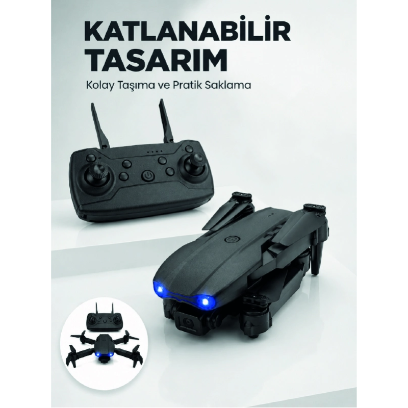 Katlanabilir Kamera Drone 4k Hd Görüntü, Hover Özelliği Ve Uzaktan Kumanda Katlanabilir Kamera Drone 4k Hd Görüntü, Hover Özelliği Ve Uzaktan Kumanda