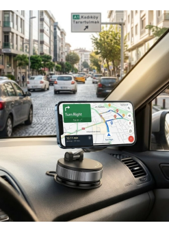 Katlanabilir Manyetik Telefon Tutucu Araç Konsol Telefon Standı
