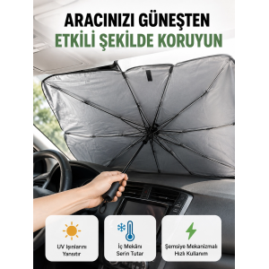 Katlanabilir Oto Güneşlik – Pratik, Dayanıklı, Uv Koruyucu Tasarım Yeni Nesil