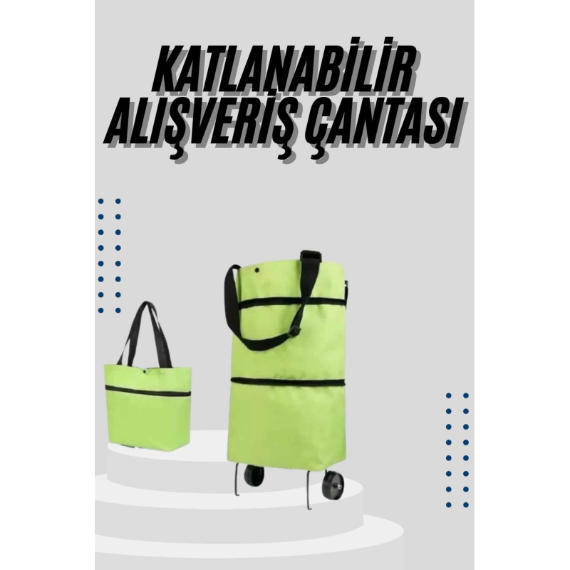Katlanabilir Tekerlekli Çantalı Çarşı Pazar Arabası Alışveriş Çantası Piknik Çantası Katlanabilir Tekerlekli Çantalı Çarşı Pazar Arabası Alışveriş Çantası Piknik Çantası
