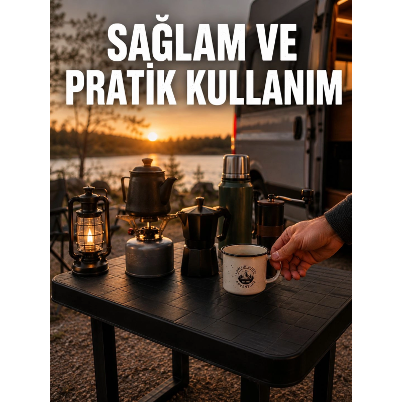 Katlanır Plastik Kamp Masası Hafif Taşınabilir Piknik Masası Katlanır Plastik Kamp Masası Hafif Taşınabilir Piknik Masası