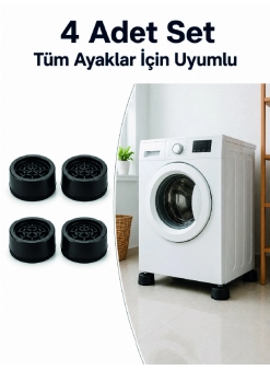 Kaymaz Tabanlı 4 Adet Makine Ayak Yükseltici