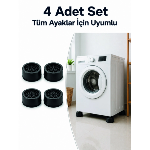 Kaymaz Tabanlı 4 Adet Makine Ayak Yükseltici