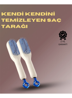 Kendini Temizleyen Masajlı Saç Tarağı – Anti-statik, Ergonomik Tasarım