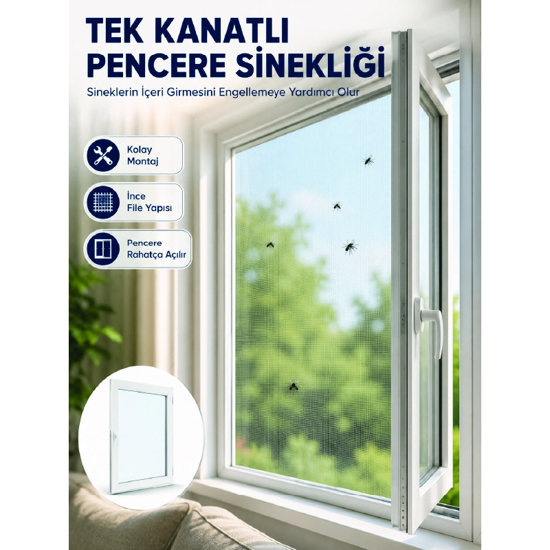 Kesilebilir Pencere Sinekliği Cırt Bantlı Sinek Koruma Filesi Kesilebilir Pencere Sinekliği Cırt Bantlı Sinek Koruma Filesi