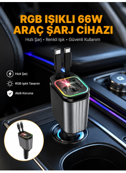 Kia, Seat, Mazda, Mitsubishi Araçlar İçin Çok Fonksiyonlu Araç Şarj Adaptörü Yeni Nesil