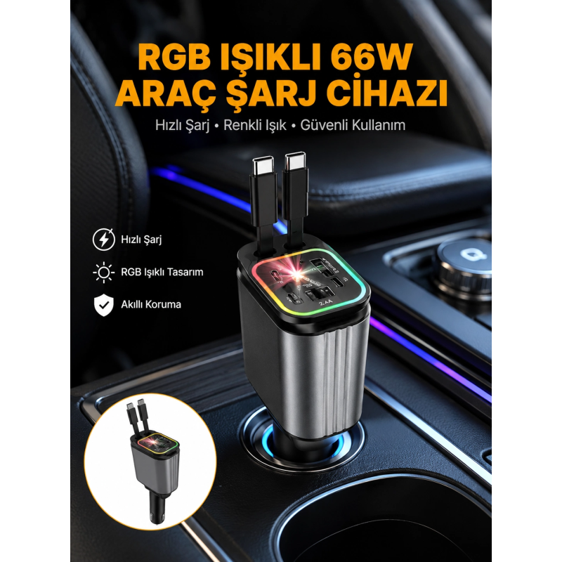 Kia, Seat, Mazda, Mitsubishi Araçlar İçin Çok Fonksiyonlu Araç Şarj Adaptörü Yeni Nesil Kia, Seat, Mazda, Mitsubishi Araçlar İçin Çok Fonksiyonlu Araç Şarj Adaptörü Yeni Nesil