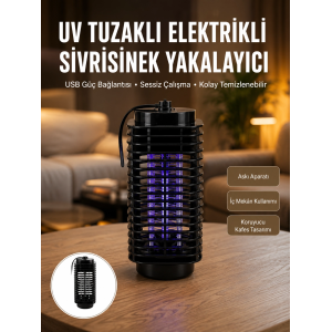 Kimyasal İçermeyen Uv Işıklı Böcek Ve Sivrisinek Kapanı – Güvenli Kullanım Yeni Nesil