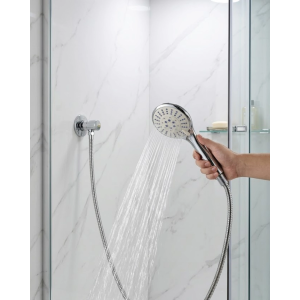 Kireç Önleyici El Duşu Seti Spiral Duş Hortumu Hareketli Duş Askısı