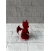 Kırmızı Ejderha Biblo 12 Cm Dekoratif Fantastik Obje Hediyelik Süs Eşyası