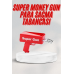 Kırmızı Parti Oyuncağı Para Saçma Fırlatma Tabancası Makinesi Super Money