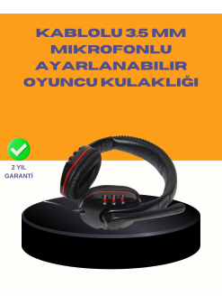 Kırmızı Stereo Kulaklık Yüksek Ses Performansı Dayanıklı Kablo Ve Mikrofonlu Tasarım