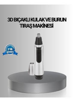 Kişisel Burun Ve Kulak Tıraş Makinesi 3d Kavisli Bıçak Ve Kompakt Tasarım