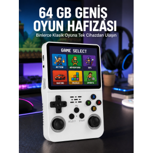 Klasik Oyun Konsolu 64 Bit İşlemci Ve Çift Kart Girişi Özellikli Yeni Nesil