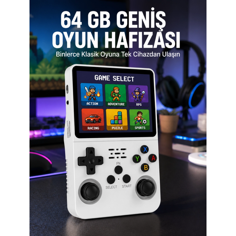 Klasik Oyun Konsolu 64 Bit İşlemci Ve Çift Kart Girişi Özellikli Yeni Nesil Klasik Oyun Konsolu 64 Bit İşlemci Ve Çift Kart Girişi Özellikli Yeni Nesil