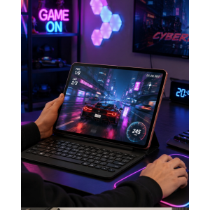 Klavyeli Tablet Bilgisayar Seti Dokunmatik Kalem Ve Kılıf Destekli