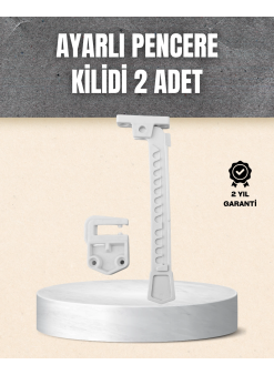 Kolay Montajlı Pencere Açılma Sınırlayıcı 2’li Set
