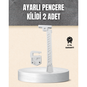 Kolay Montajlı Pencere Açılma Sınırlayıcı 2’li Set