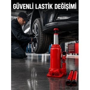 Kolay Pompalama Mekanizmalı Pratik Şişe Kriko