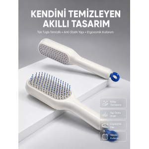 Kolay Temizlenen Fırçası Evcil Hayvanlara Özel Tüy Temizleme