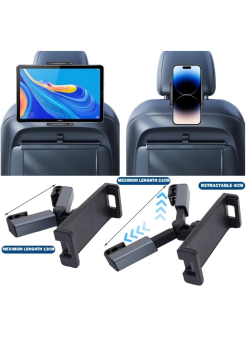 Pratik Koltuk Arkası Ayarlanabilir Tablet Telefon Tutucu