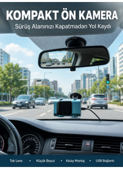 Kompakt Dash Kamera Usb Şarj Tf Kart Destekli Yeni Nesil