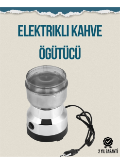 Kompakt Elektrikli Kahve Ve Baharat Öğütücü | 14500 Devir, Şeffaf Kapaklı, Hediye İçin İdeal