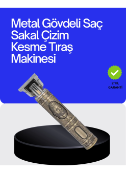 Kompakt Tasarımlı, Güçlü Motorlu Saç Sakal Kesme Makinesi Ve 4 Kılavuz Tarak
