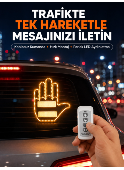 Kompakt Tasarımlı Led Jest Işığı – Selam Ve Teşekkür Modları