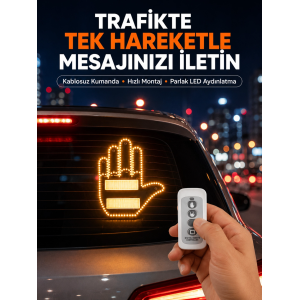Kompakt Tasarımlı Led Jest Işığı – Selam Ve Teşekkür Modları