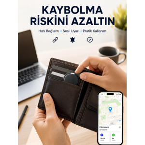 Konum Takip Cihazı Airtag İos Ve Android Uyumlu Akıllı Eşya Bulucu