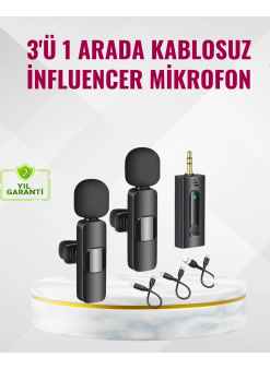 Küçük Boyutlu Mikrofon - 8 Saat Kullanım