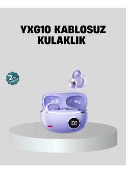 Kulak Arkası Klipsli Bluetooth Kulaklık Yxg10 Silikon Malzemeli Ergonomik