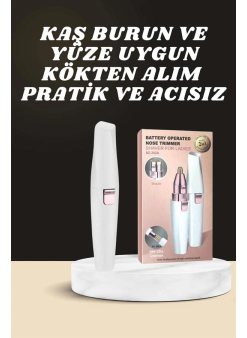 Kulak Burun Ve Yüz Epilasyon Aleti Ve Yüz Masaj Aleti İkili Cilt Bakım Seti