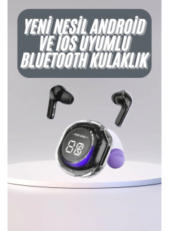 Kulak İçi Bluetooth Kulaklık Anc Enc Özellikli Şarj Göstergeli Kablosuz Kulaklık