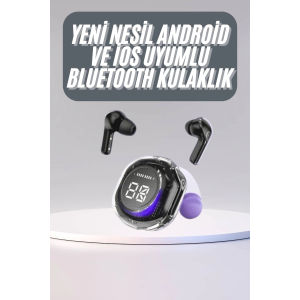 Kulak İçi Bluetooth Kulaklık Anc Enc Özellikli Şarj Göstergeli Kablosuz Kulaklık